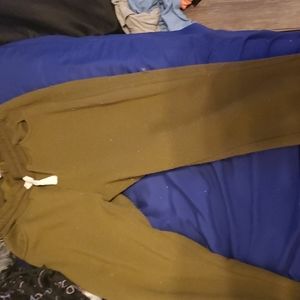 Large green sweatpants